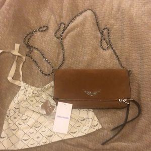 Zadig &Voltaire suede top-flap crossbody